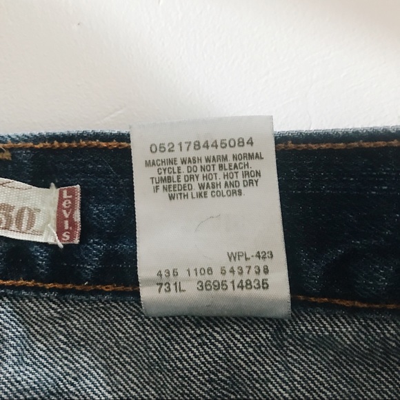 Levi’s Vintage 550 Relaxed Cotton Mom Shorts - Picture 6 of 6